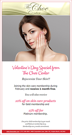 Valentine's Day Special From The Choe Center